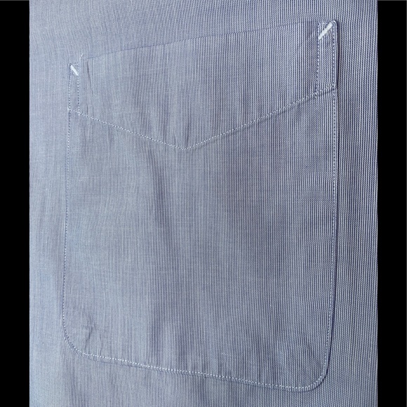 Tommy Hilfiger Men's Dress Shirt 16 (32-33) Blue - Picture 6 of 8